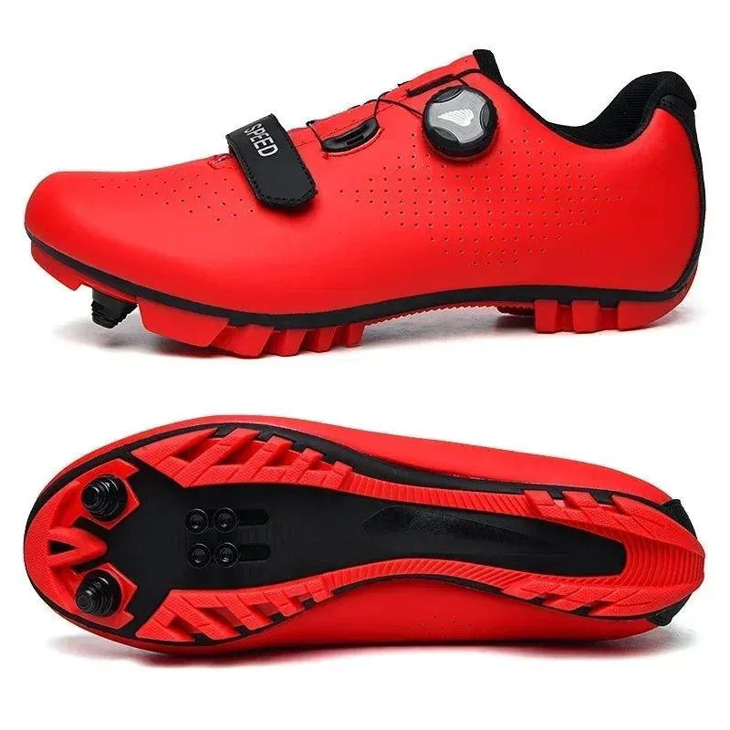 2023 New Road Bicycle Shoes Men Cycling Sneaker Mtb Clits Route Cleat Dirt Bike Speed Flat Sports Racing Women Spd Pedal Shoes