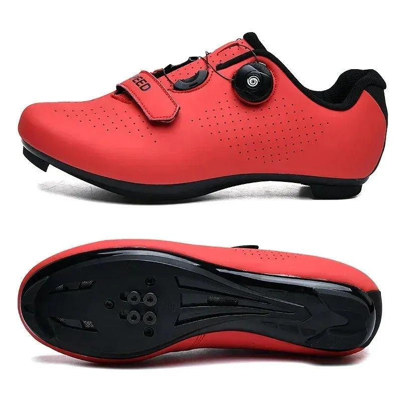 2023 New Road Bicycle Shoes Men Cycling Sneaker Mtb Clits Route Cleat Dirt Bike Speed Flat Sports Racing Women Spd Pedal Shoes