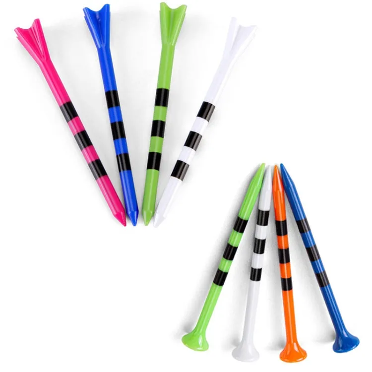 30pcs /Box PGM 83mm Golf Ball Tee Limit Scale Line Tee Ball Holder, Model: QT027-Blue