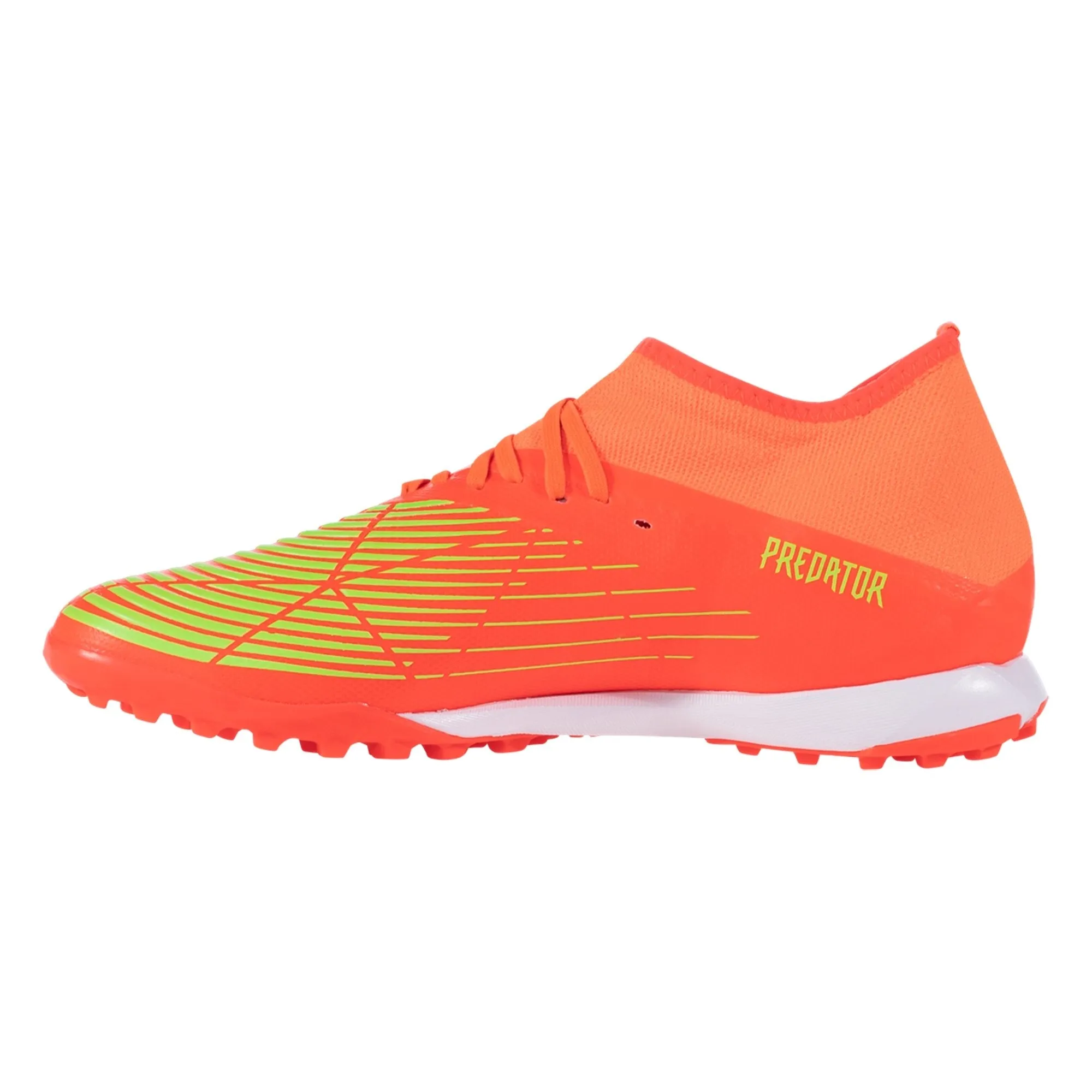 adidas Predator Edge.3 TF Artificial Turf Soccer Shoe - Solar Red/Solar Green/Core Black