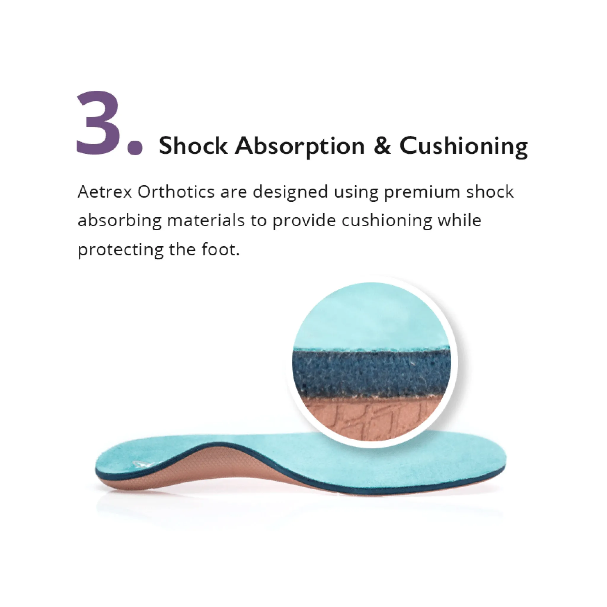 Aetrex | Women's Active Orthotics L1905W (Medium/High Arch) with Metatarsal Support
