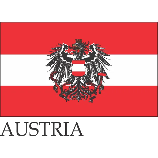 Austria Flag 12 x 18 inches