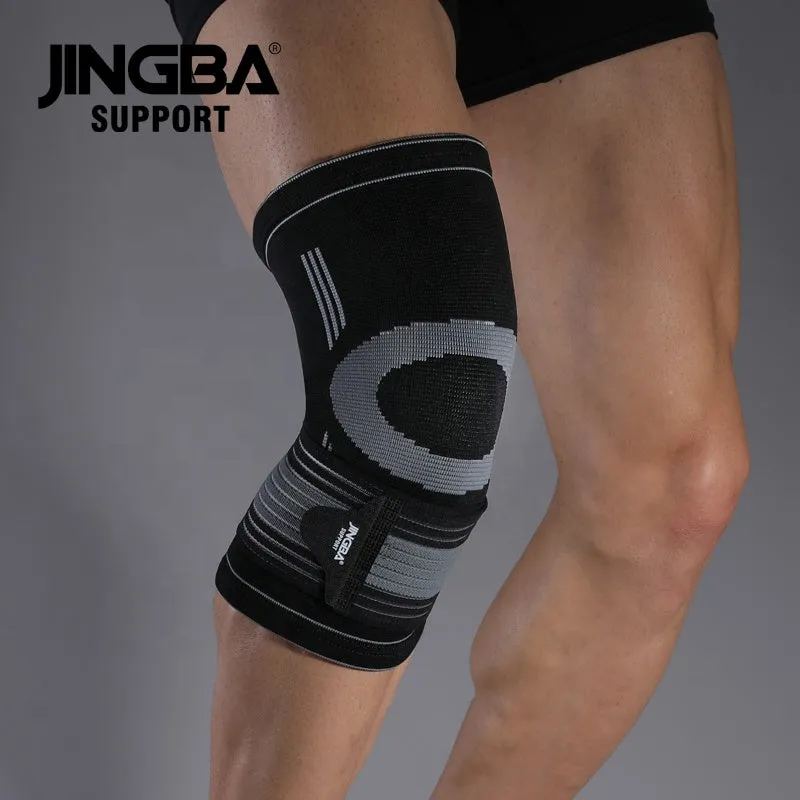 Elastic Knee Support Brace with Durable Nylon and Anti-Collision Protection for Crawling
