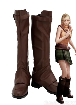 Game Resident Evil 4 Ashley Graham Cosplay Shoes Boots Custom Made Adult Men Women Halloween Carnival