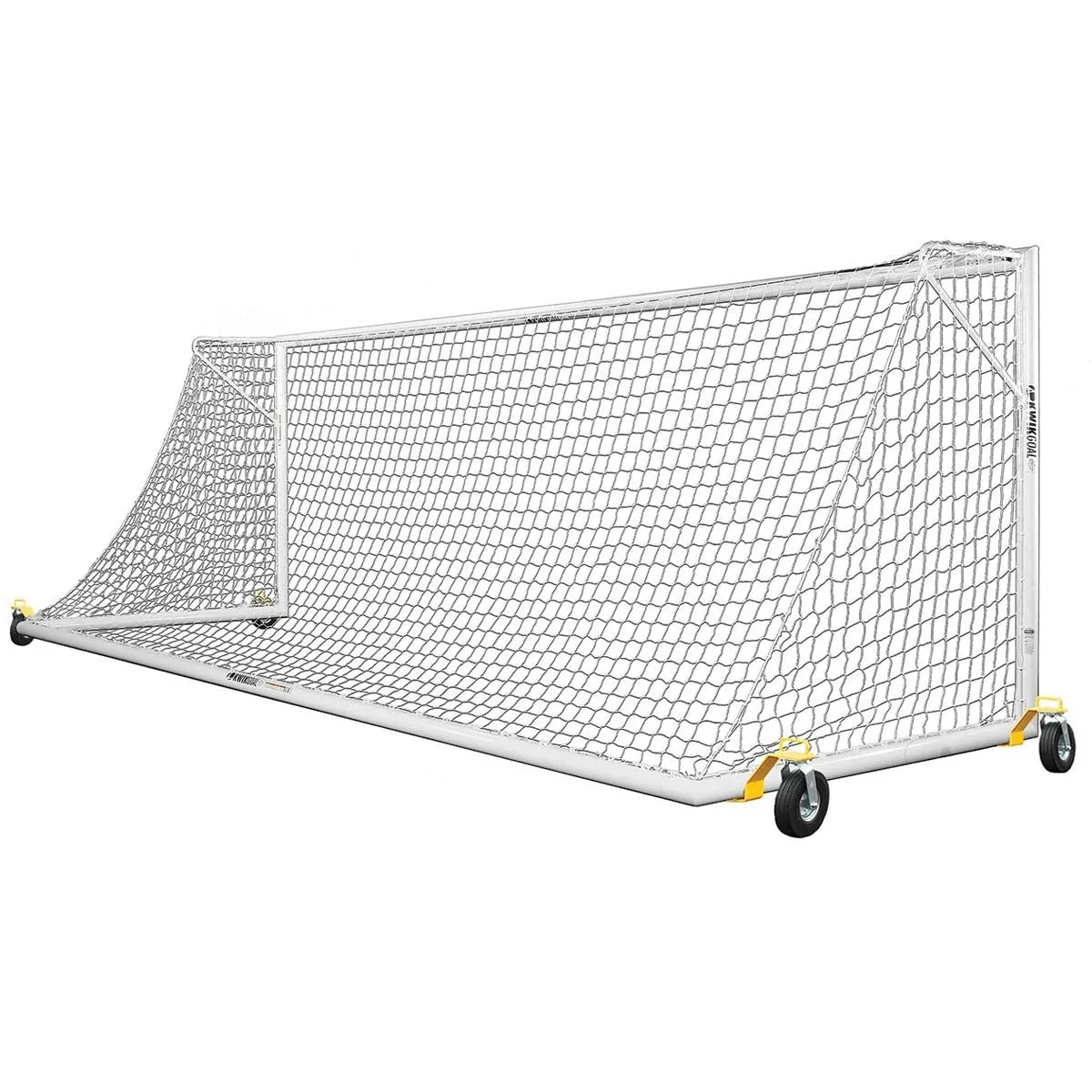 Kwik Goal Pro Premier® European Match Soccer Goal with Swivel Wheels - 8 x 24