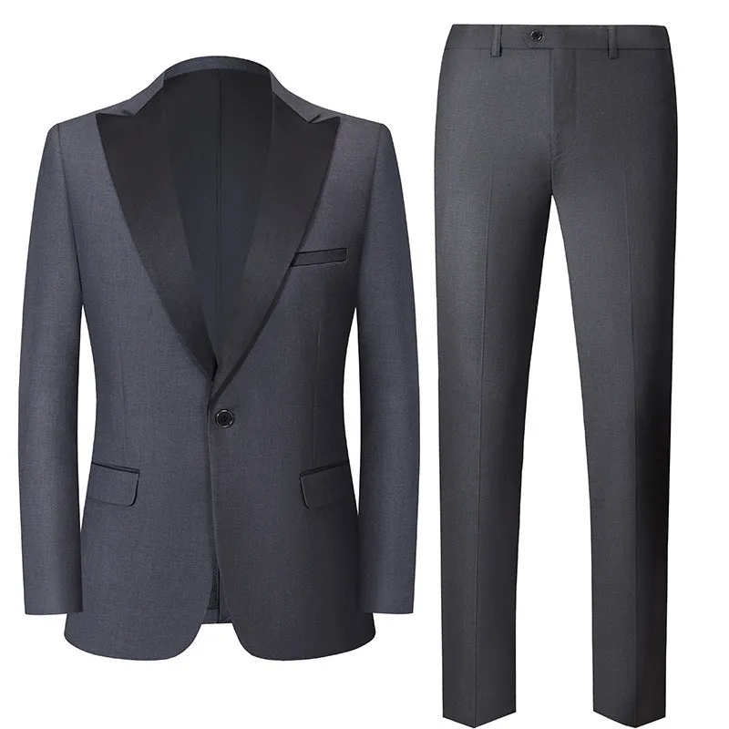 Men Wedding Outfit Suit Men's Host Stage Performance, lioness-love
