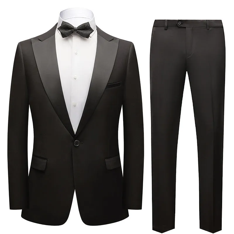 Men Wedding Outfit Suit Men's Host Stage Performance, lioness-love