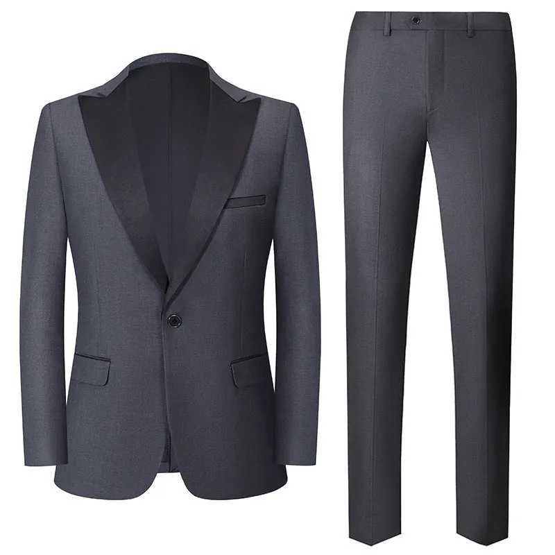 Men Wedding Outfit Suit Men's Host Stage Performance, lioness-love