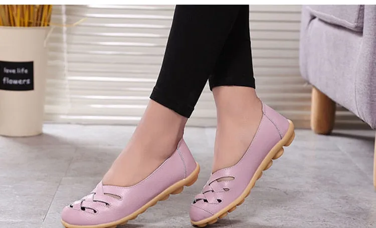 Nanccy Women's Comfort sofe pu Slip On Loafer
