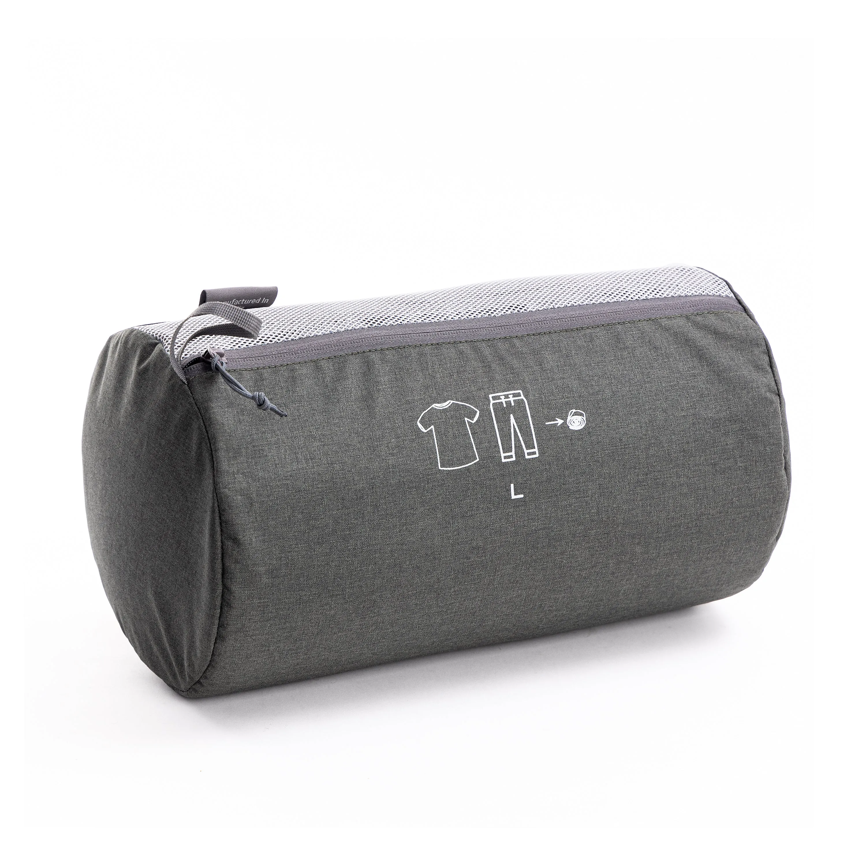 Tripole Organizer Packs - Cylindrical Shaped & Shirt Organizer- Set of 6 | Grey