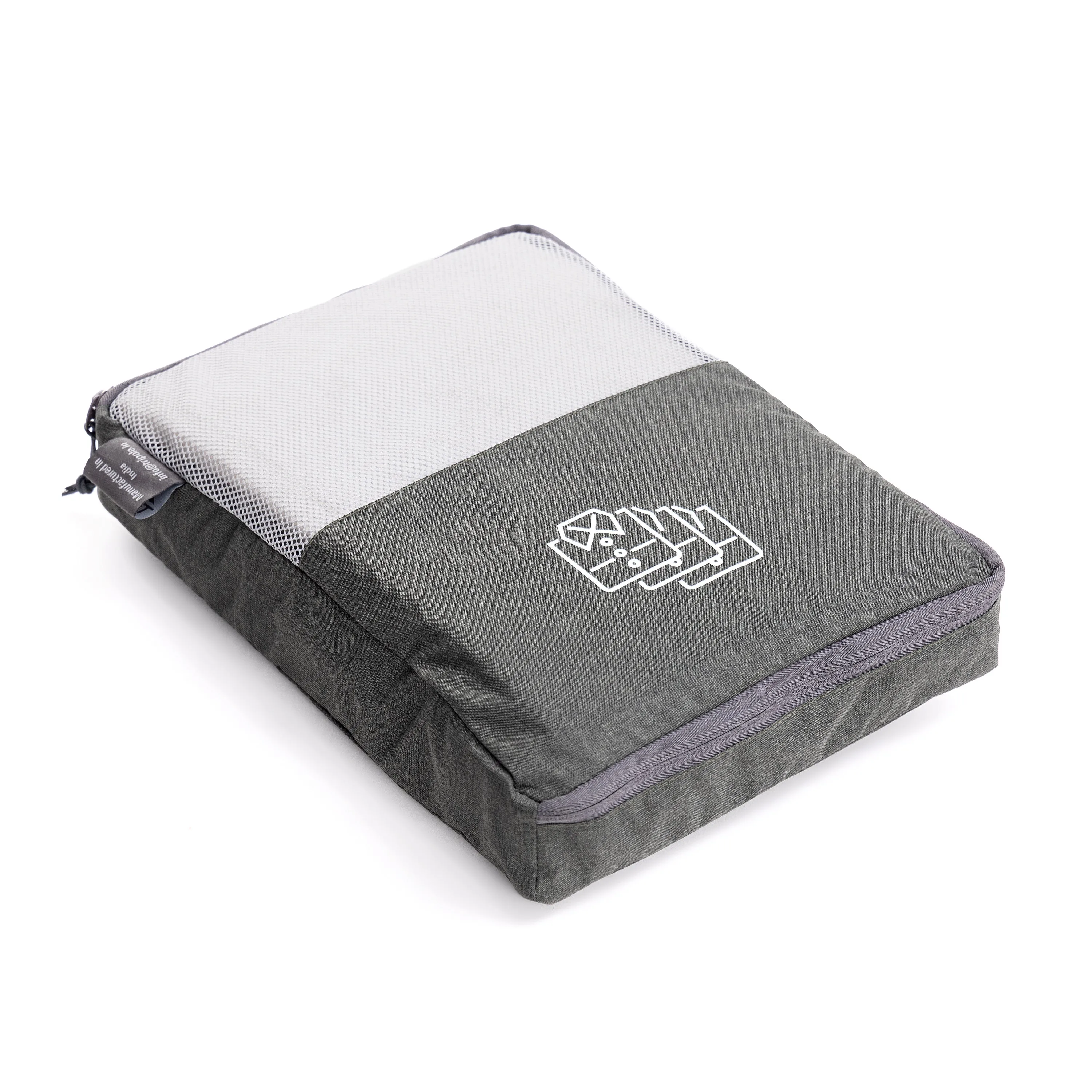 Tripole Organizer Packs - Cylindrical Shaped & Shirt Organizer- Set of 6 | Grey