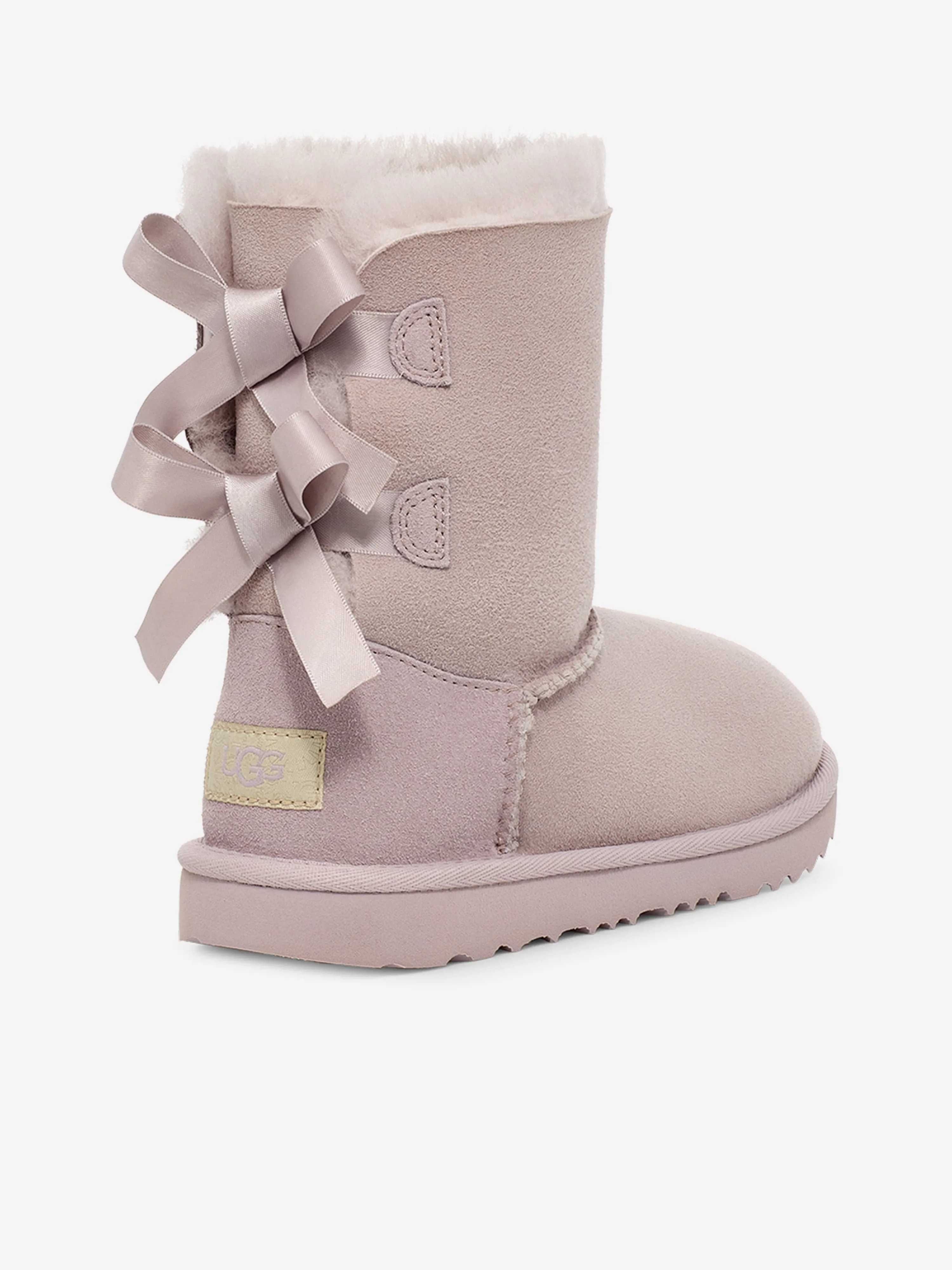 UGG Girls Bailey Bow II Boots in Pink